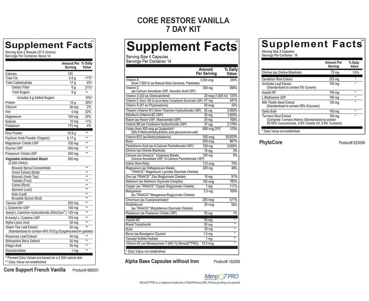 Core Restore 7 Day (Vanilla)